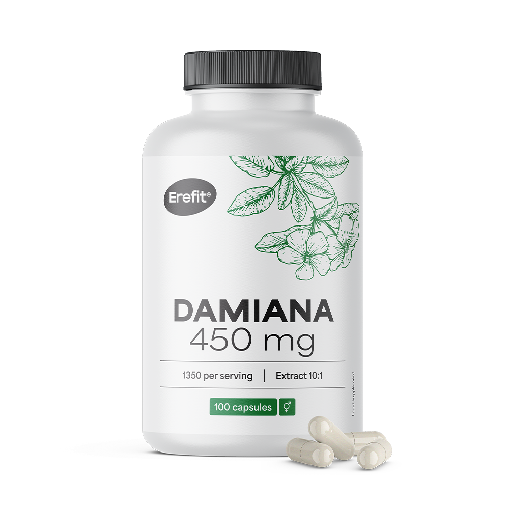 Damiana 450 mg - extrait 10:1.