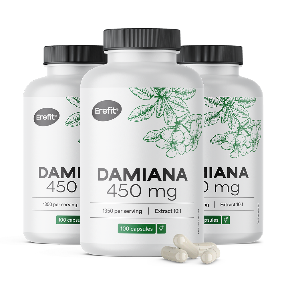 Damiana 450 mg - extrait 10:1.