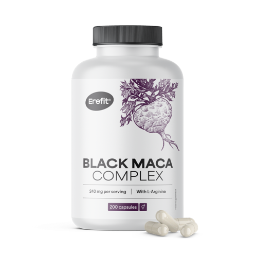 Complexe de maca noire, 200 gélules