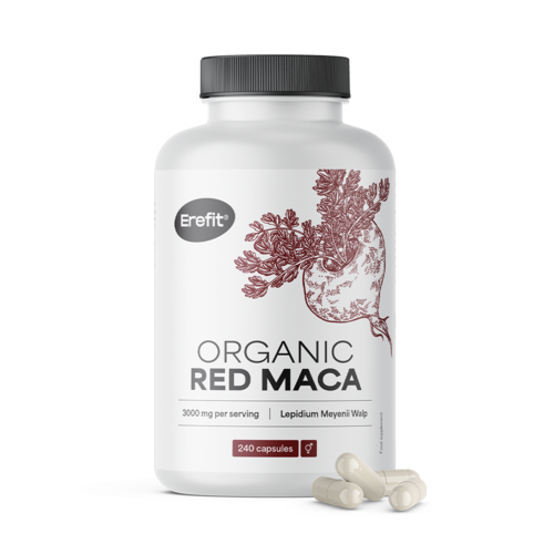 Maca rouge BIO 3000 mg, 240 gélules